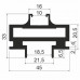 Профиль горизонтальный TS102 new Профиль горизонтальный TS102 new
